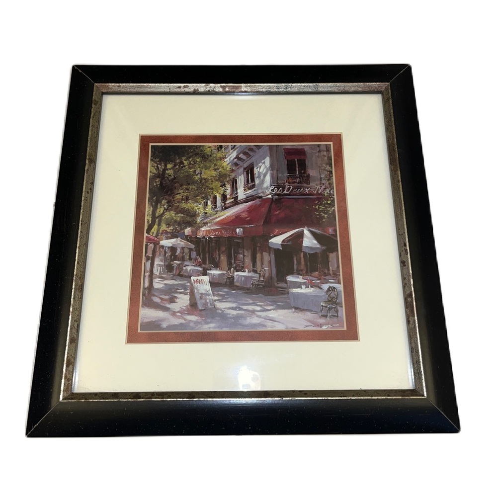 Brent Heighton Mattina Terrace in wooden frame